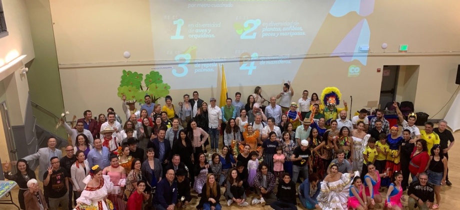 Consulado de Colombia en San Francisco conmemoró el Bicentenario de la Independencia Nacional y rindió homenaje a las víctimas del conflicto