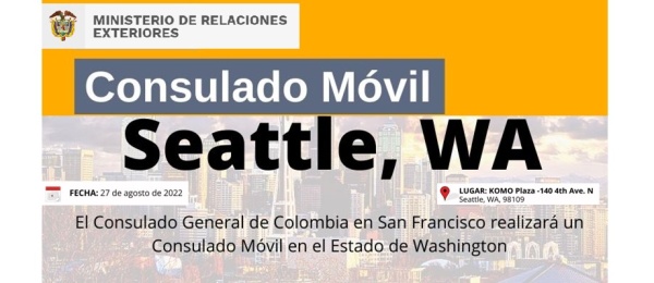 Consulado Móvil Seattle, WA. este 27 de agosto de 2022