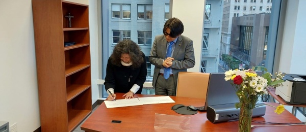 La embajadora Sonia Marina Pereira se posesiona como nueva Cónsul General de Colombia en San Francisco