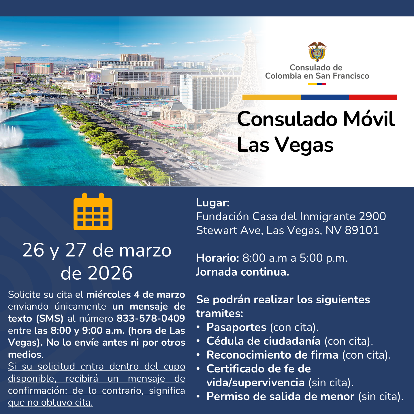 Consulado Móvil LAs Vegas 2026
