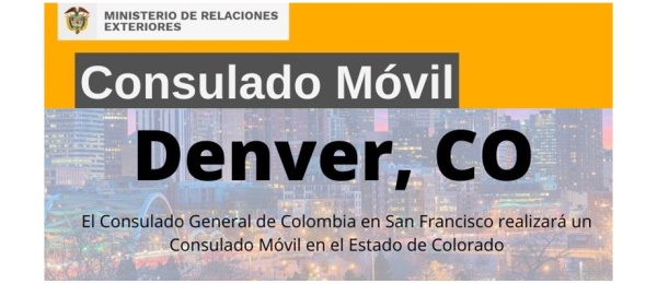 Consulado Móvil en Denver 1 de octubre de 2022