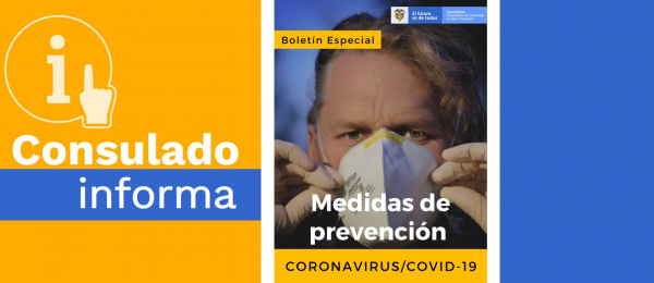 Debido a la pandemia declarada de COVID-19, el Consulado de Colombia en San Francisco solo atenderá con cita previa entre el 16 y el 31 de marzo de 2020